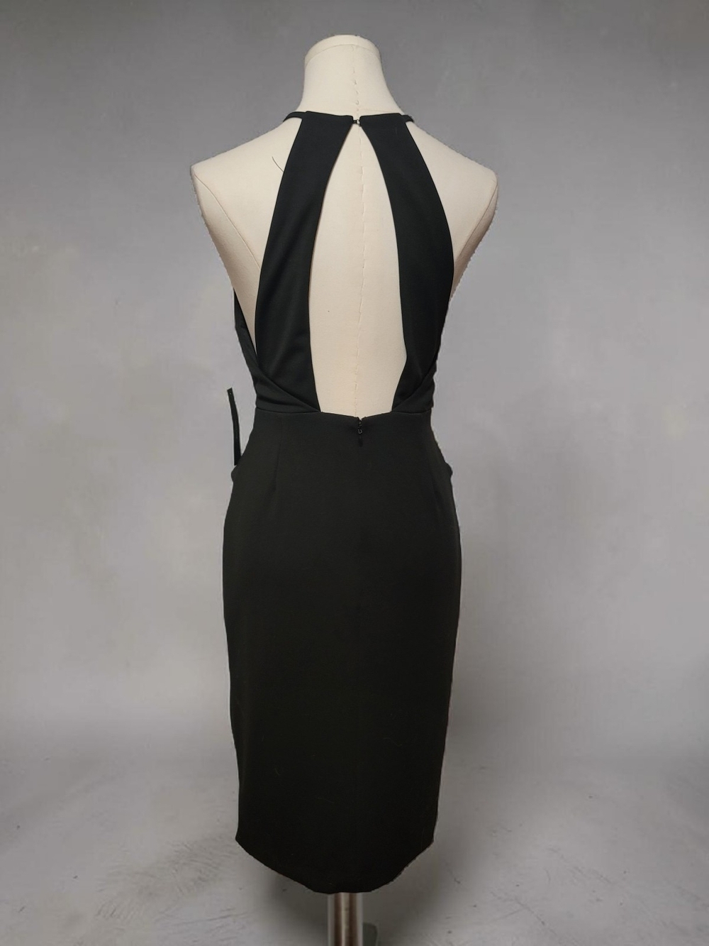 LULUS - XS Women’s Black Halter Open Back Dress - Picture 4 of 13